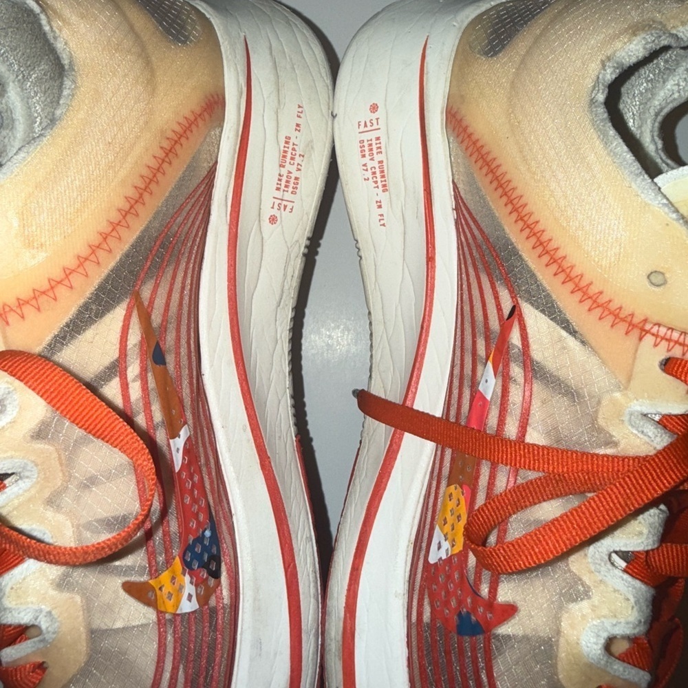 Nike Men’s Zoom Fly Camo SP Unique Transparent Upper Sz 8 (EU 41) - Picture 6 of 8